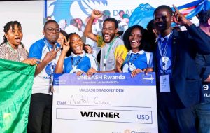 Orange Corners alum Natal Cares wins UNLEASH Rwanda Dragons' Den pitch competition